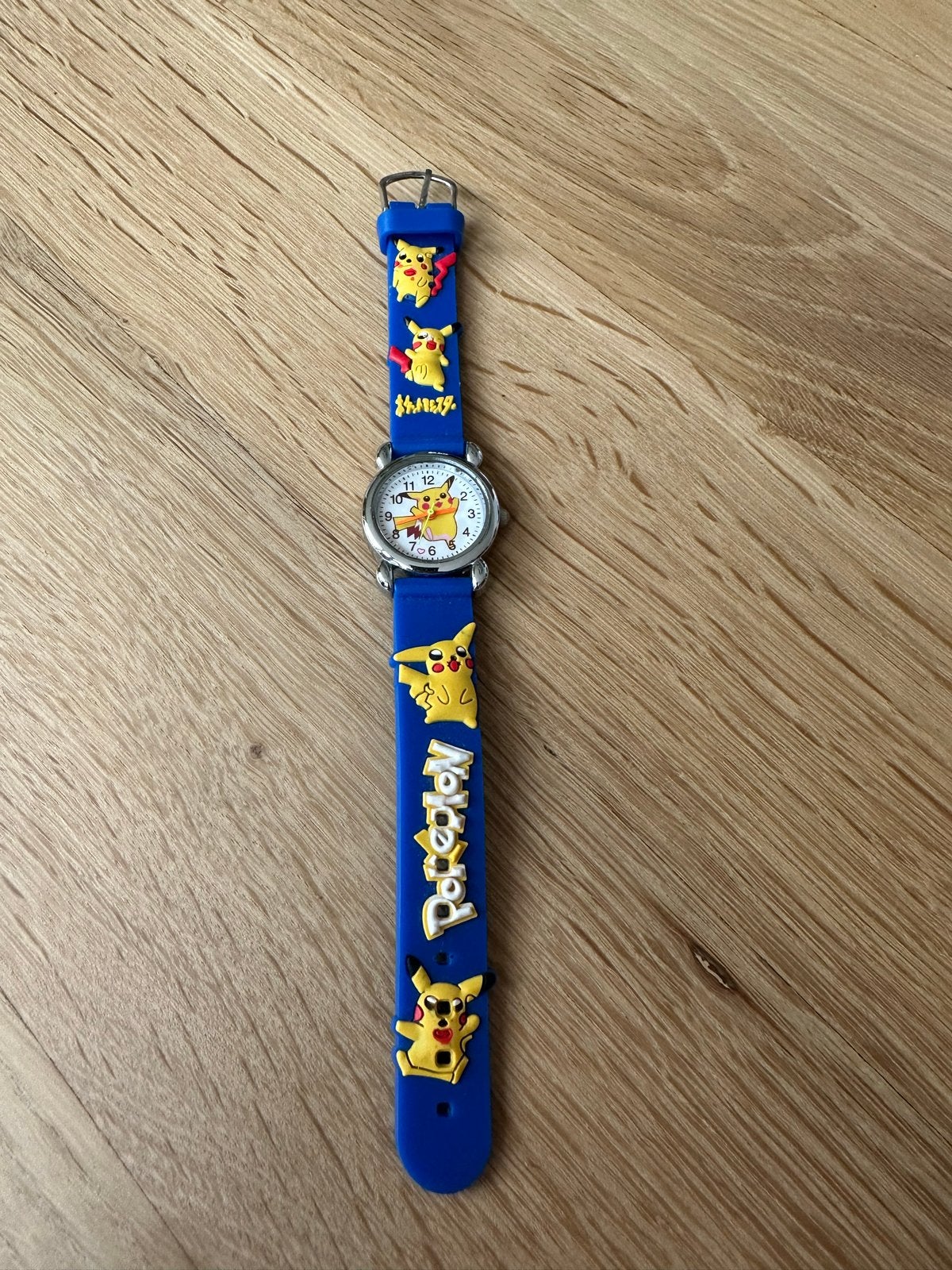 Leuk Pokémon Pikachu horloge voor kinderen, Ophalen, Gebruikt, Blauw, Jongen of Meisje