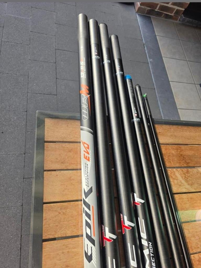 Colmic Epik EVO Vaste Hengel 13m, Watersport en Boten, Hengelsport | Witvissen, Ophalen of Verzenden, Vaste hengel
