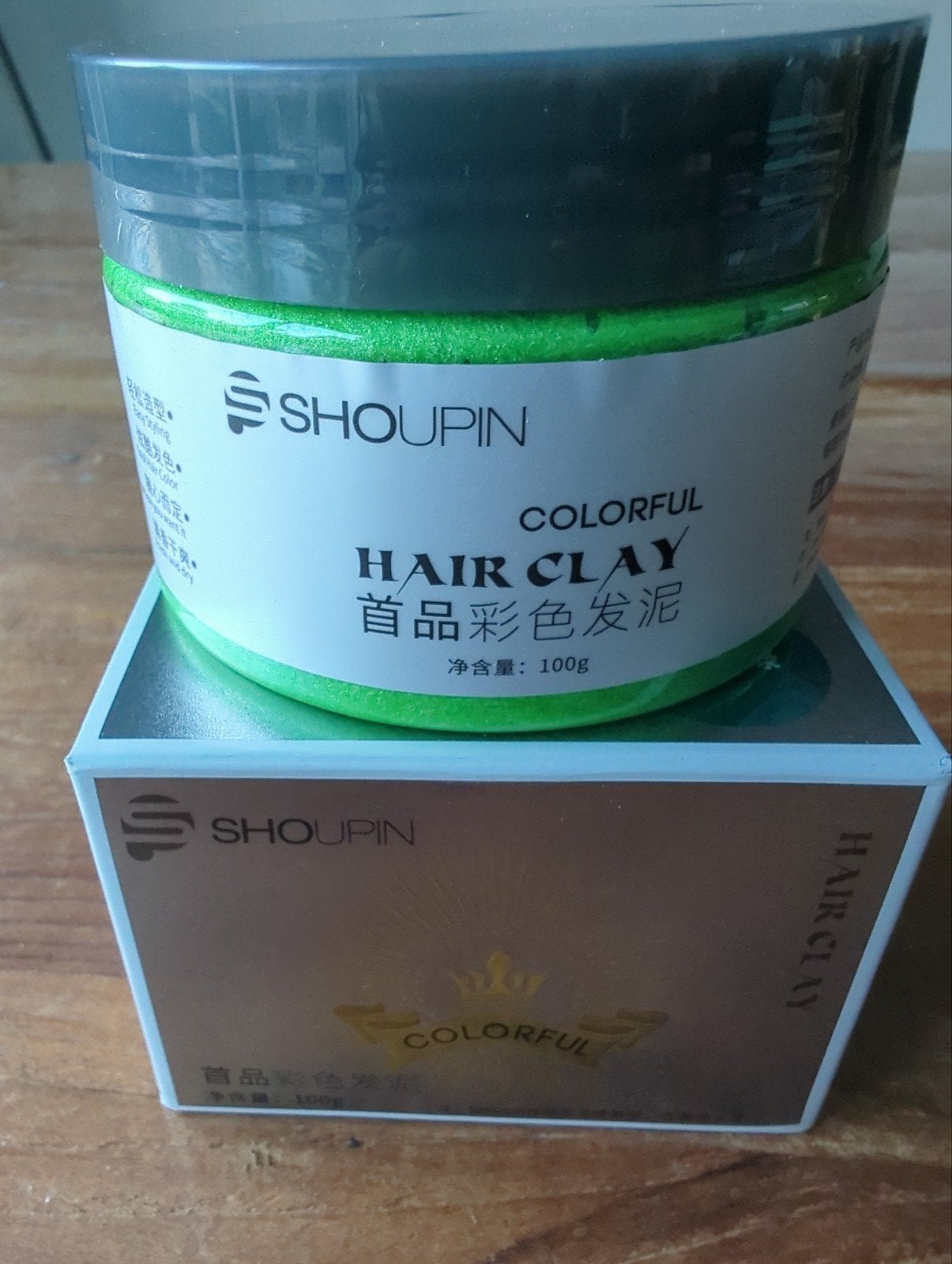 haar clay groen nieuw, Verzenden, Nieuw, Gehele gezicht
