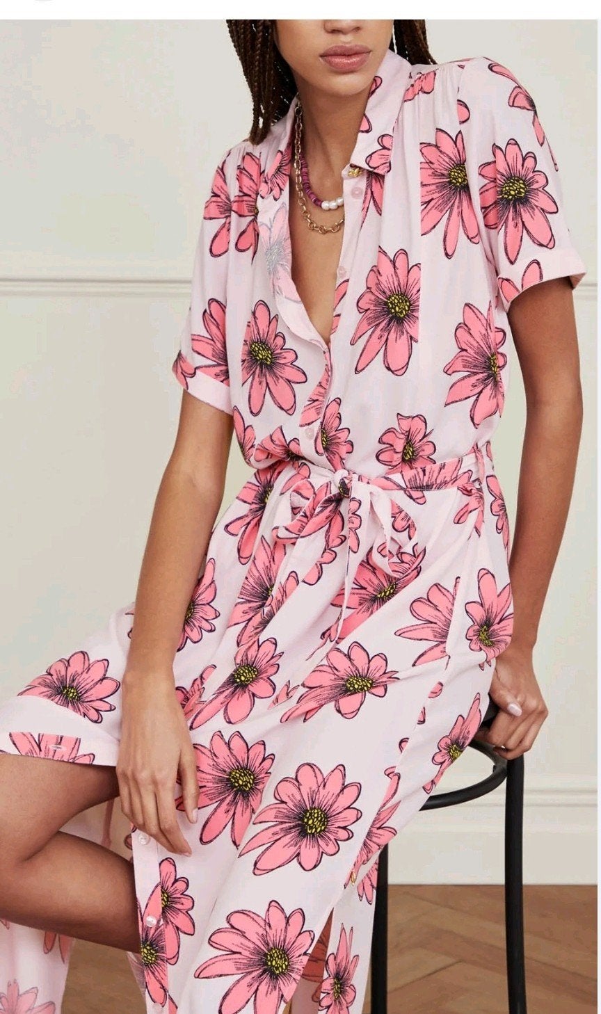 Fabienne Chapot Boyfriend Maxi jurk maat 42 *nieuw *, Kleding | Dames, Maat 42/44 (L), Nieuw, Ophalen of Verzenden, Fabienne Chapot