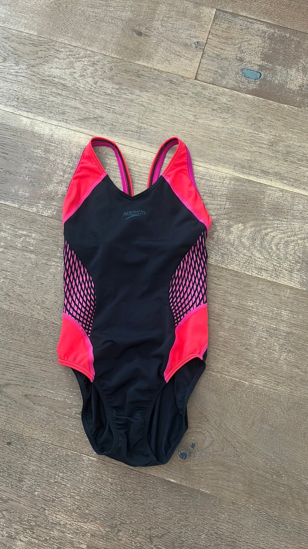 Speedo endurance badpak zwempak zwart roze 38, Ophalen of Verzenden, Zo goed als nieuw, Zwart, Badpak