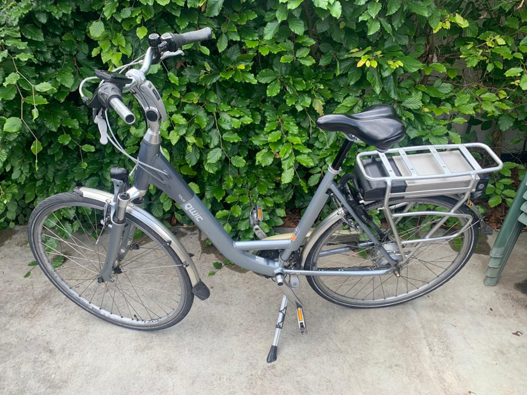 E-bike Qwic dames fiets, Fietsen en Brommers, Elektrische fietsen, 51 tot 55 cm, Ophalen of Verzenden, Gebruikt