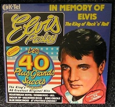 Elvis Presley  - 40 Plus Grands Succes Originaux 1976 LP2112, Rock, Gebruikt, Ophalen of Verzenden, 12 inch