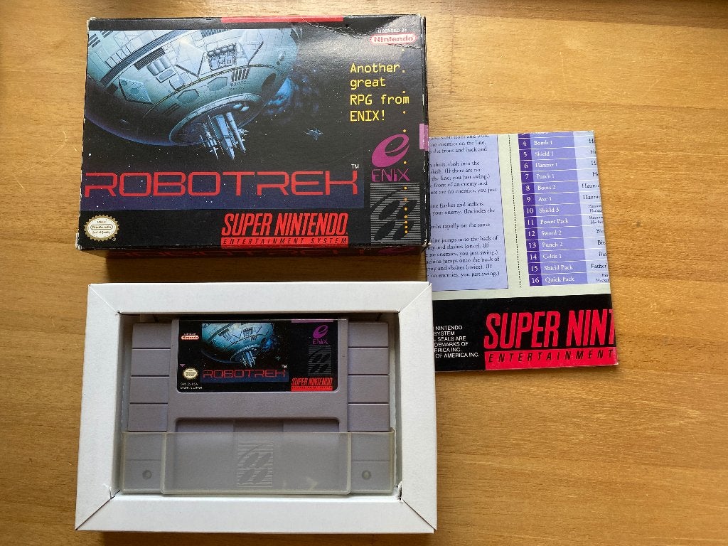 robotrek snes usa, Avontuur en Actie, 1 speler, Ophalen of Verzenden, Zo goed als nieuw