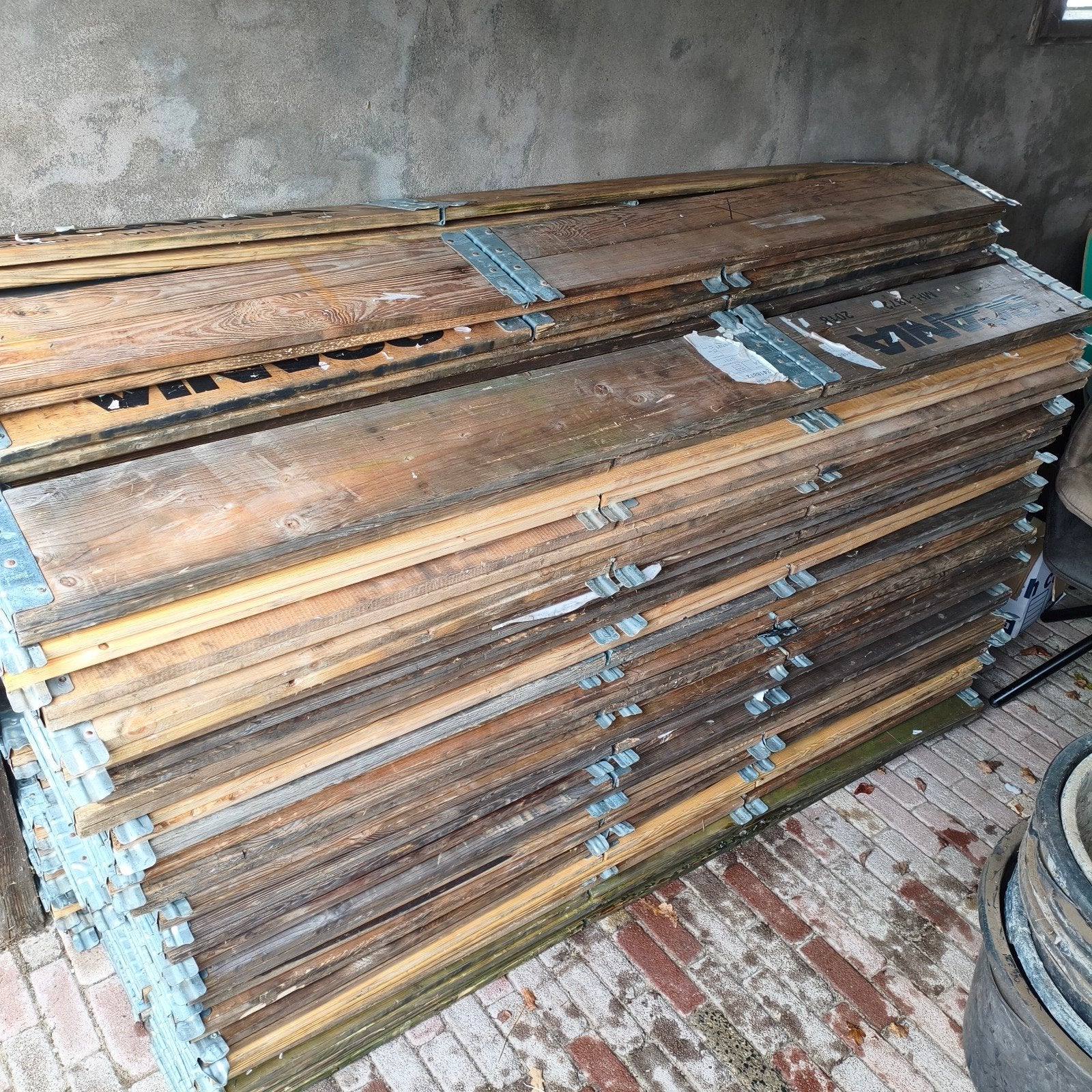 Palletranden 120 x 80 cm voor moestuinbakken of opslag, Ophalen, Gebruikt, Minder dan 180 cm, Overige typen
