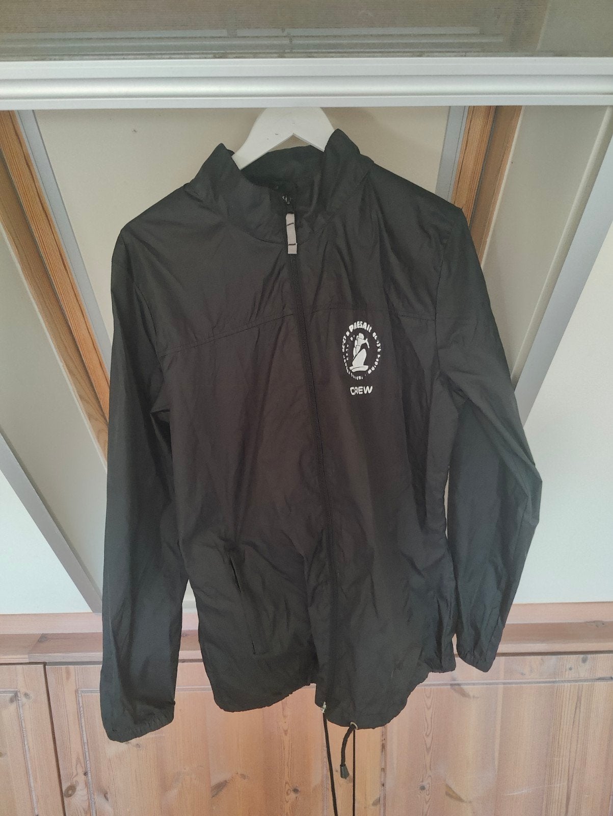 Zwarte wind/zeil jack, Onbekend, Maat 48/50 (M), Zwart, Ophalen of Verzenden