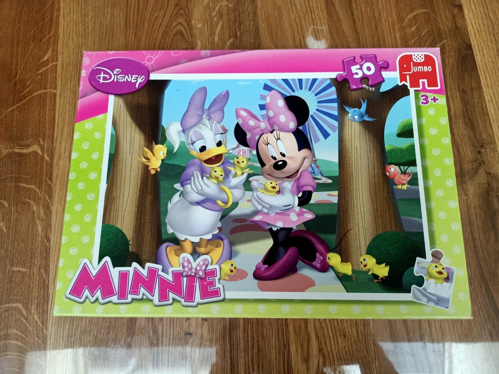 Minnie Mouse puzzel, Ophalen of Verzenden, 10 tot 50 stukjes, Zo goed als nieuw, 4 tot 6 jaar