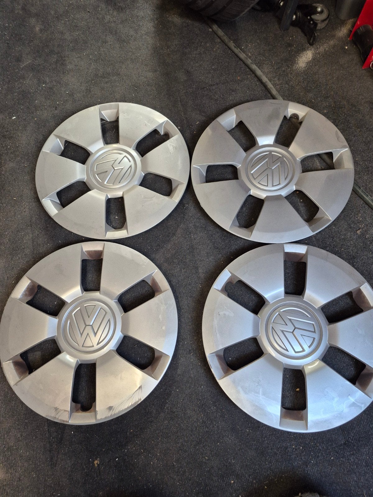 wieldoppen vw up, Ophalen, Gebruikt