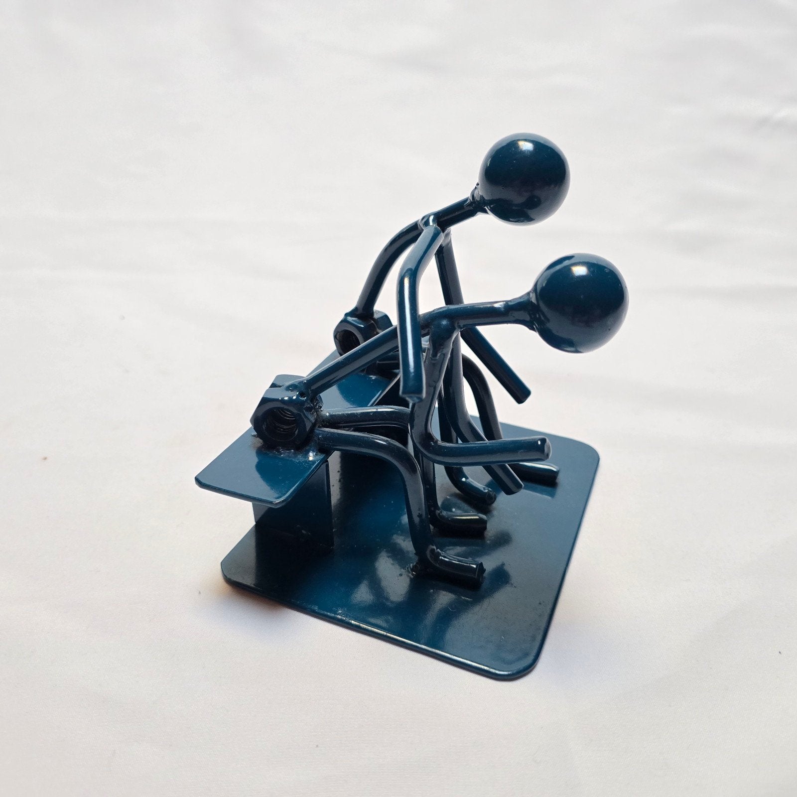Metalen sculptuur, beeld, Ophalen of Verzenden