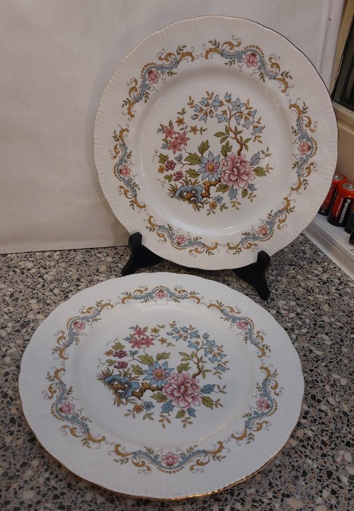 2 borden groot Engels Royal Standard Mandarin 27 cm, Ophalen of Verzenden, Zo goed als nieuw, Bord(en), Overige stijlen