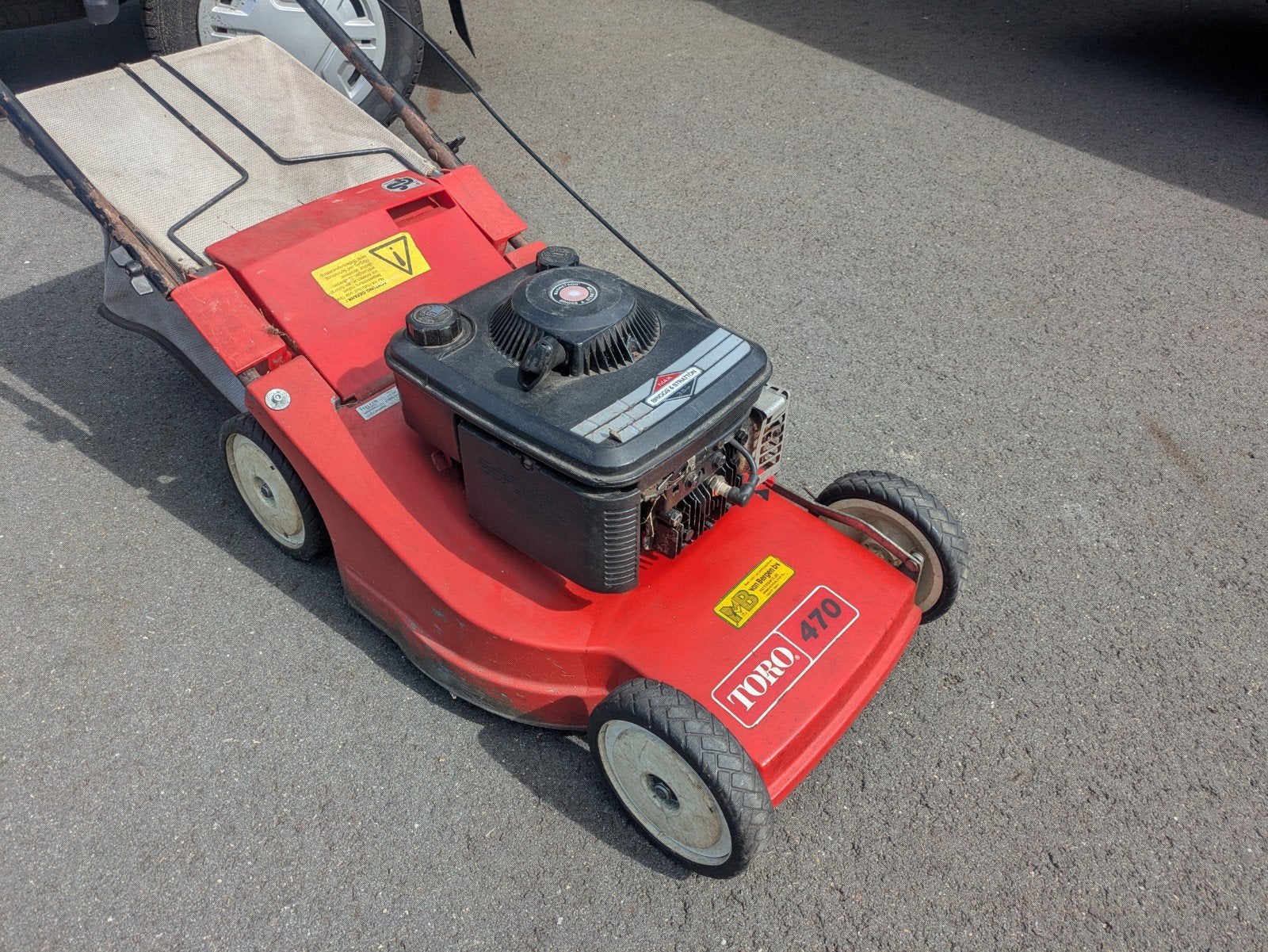 Toro 470 Benzine Grasmaaier - Gebruikt, Ophalen, Cirkelmaaier, Gebruikt, Toro