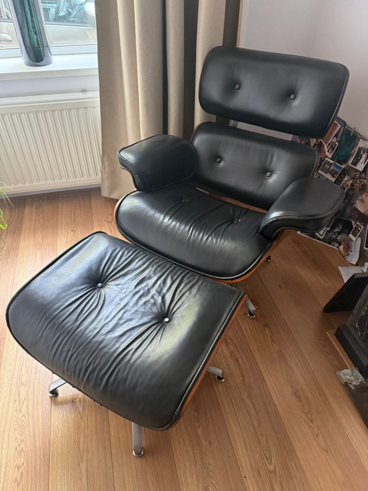 Eames lounge chair, Ophalen, Gebruikt