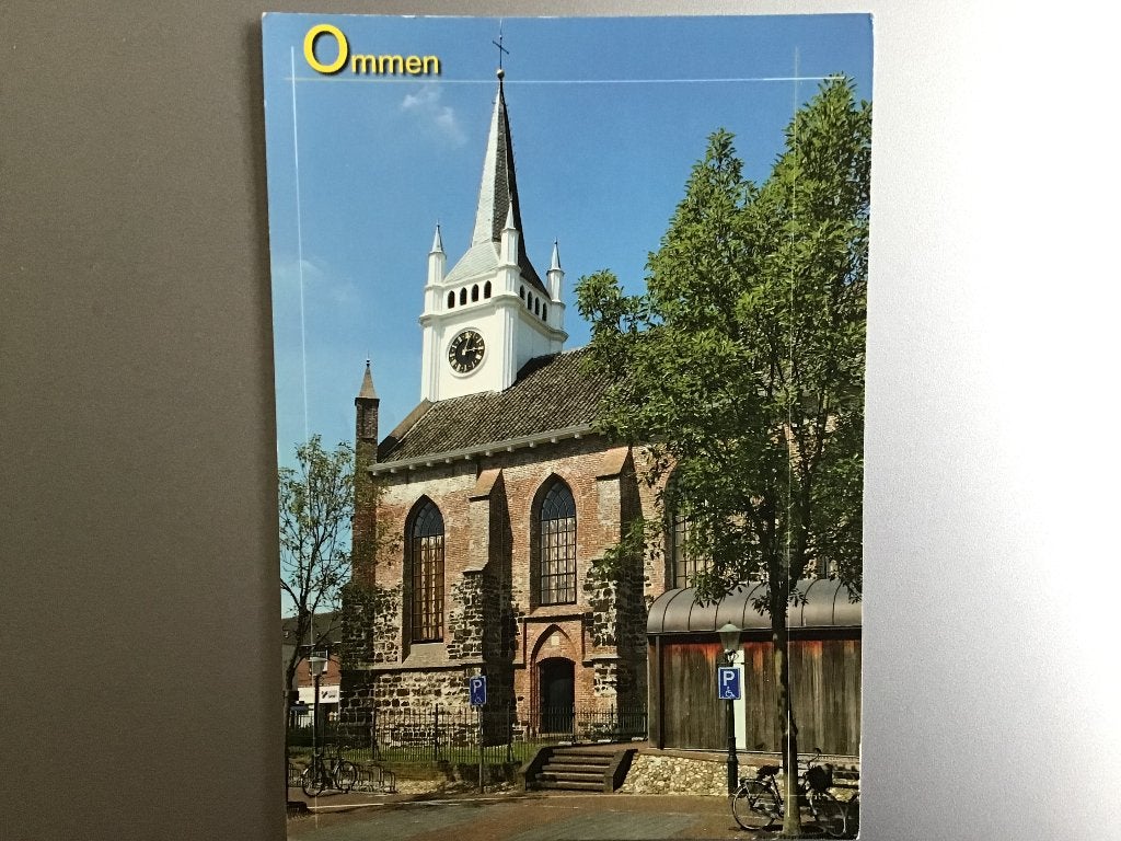 Ansichtkaart Hervormde Kerk Ommen, Gelopen 2010, Ophalen of Verzenden, 1980 tot heden, Gelopen, Overijssel