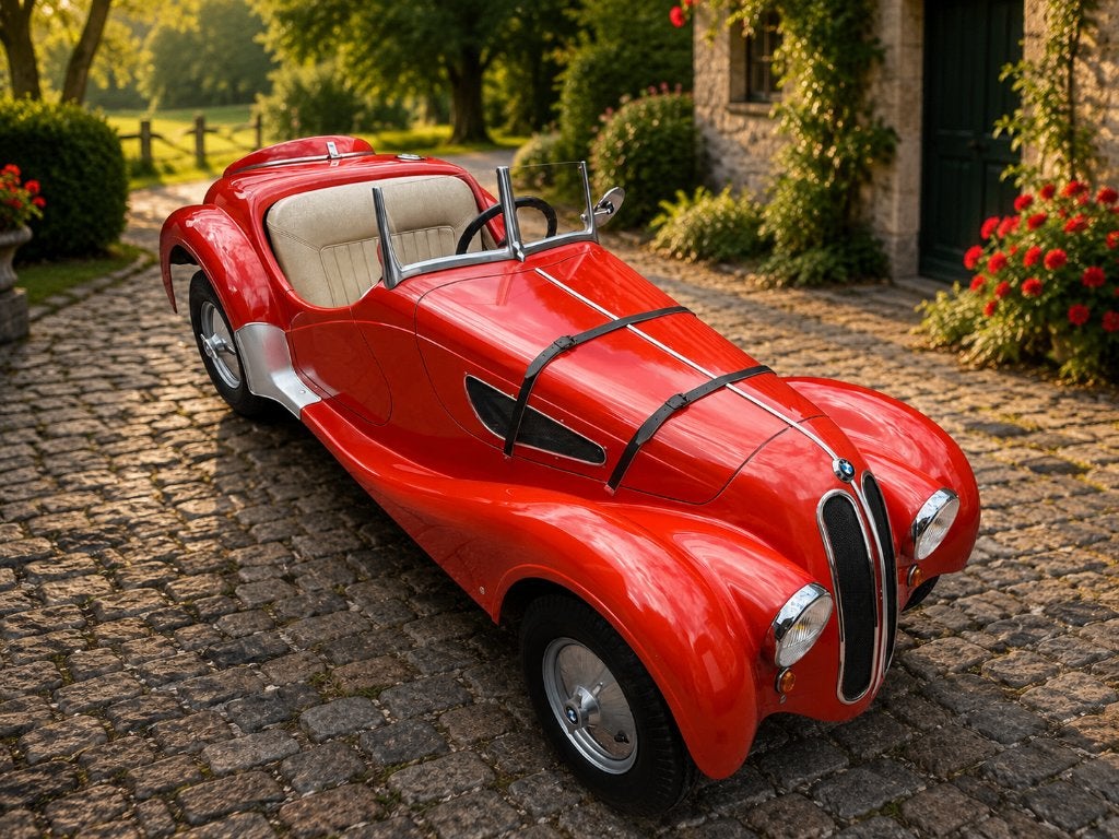 BMW 328 JUNIOR DE LA CHAPELLE STIMULA Nr 141 Verzamelobject, Automaat, Cabriolet, Bedrijf, BMW