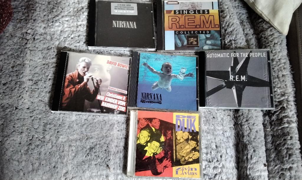 Nirvana De Dijk R.E.M David Bowie 🎸💿 PRIJS PER STUK V.A. 5, Ophalen, Gebruikt, Overige genres