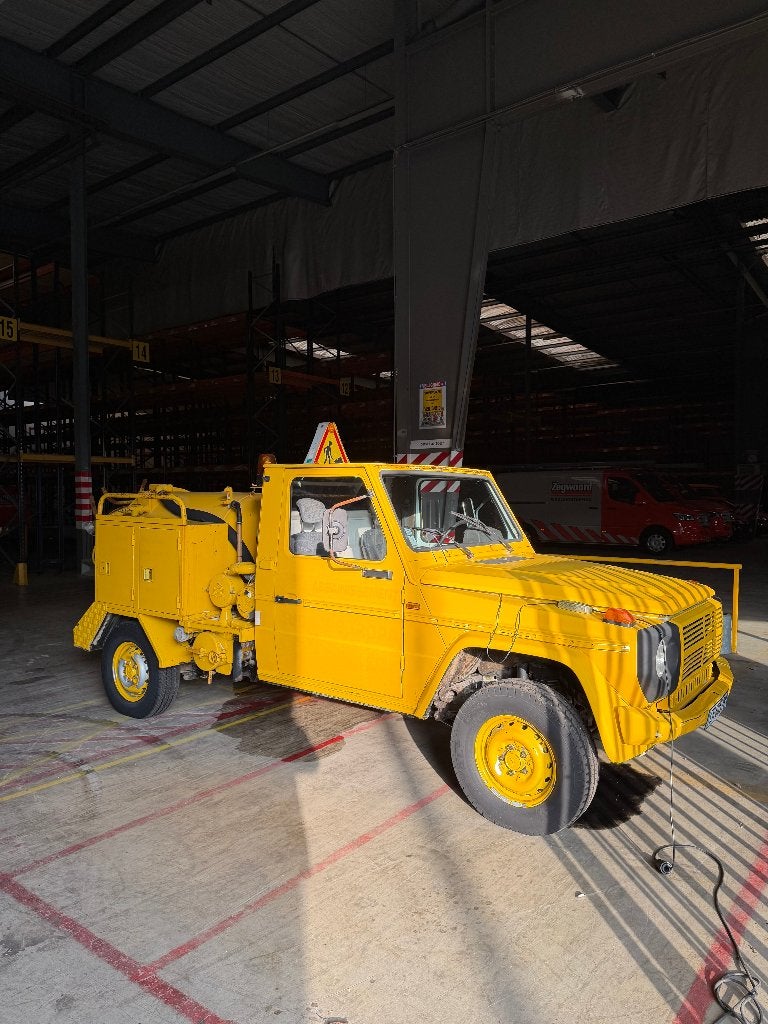 Unieke Mercedes-Benz G klasse 4x4 rioolwagen, Stof, Overige carrosserieën, Geel, Bedrijf