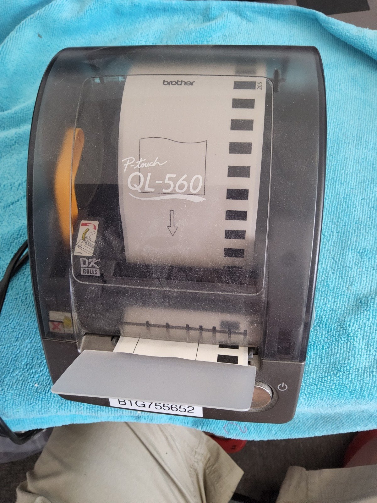 Brother P-touch QL-560 Labelprinter, Computers en Software, Printers, Gebruikt, Printer, Thermo-printer, Zwart-en-wit printen