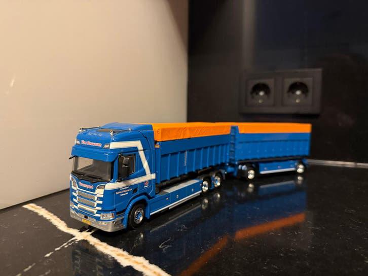 Wsi Scania Van  Deuveren Transport, Hobby en Vrije tijd, Modelauto's | 1:50, Ophalen of Verzenden, Nieuw, Bus of Vrachtwagen, Wsi