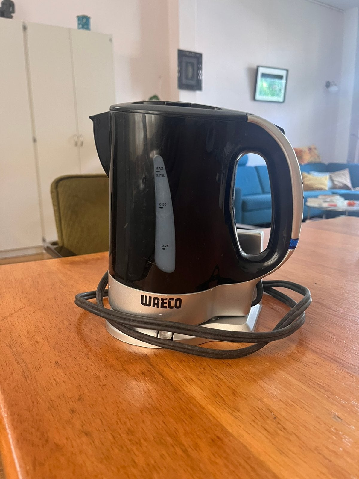 Waeco 24 V waterkoker, zwart, ca. 0,8 ltr, 380 W, Ophalen, Nieuw, Overige merken