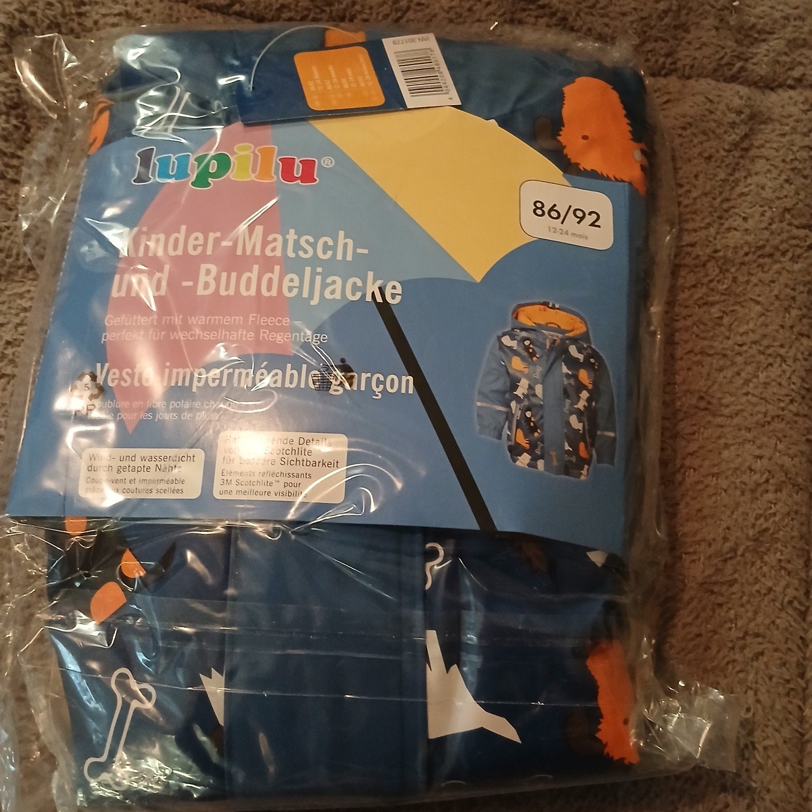 Nieuw Lupilu regenpak maat 86/92, Ophalen, Jongetje of Meisje, Nieuw, Setje