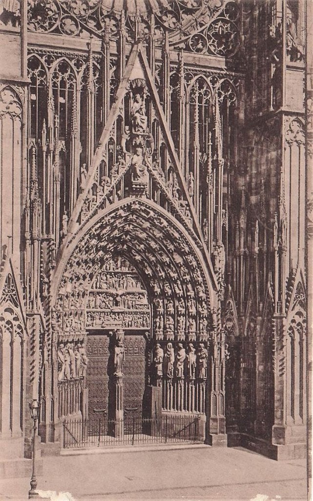 703-292-027 Strasbourg Le Portail Principal, Verzenden, Voor 1920, Frankrijk