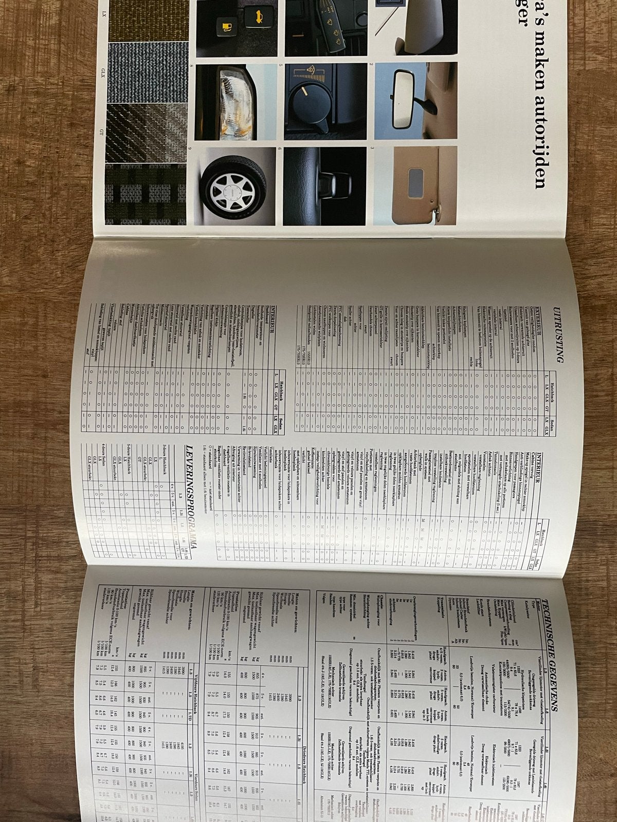 Foto 3 van Mazda 323 Brochure - Autofolder 1989