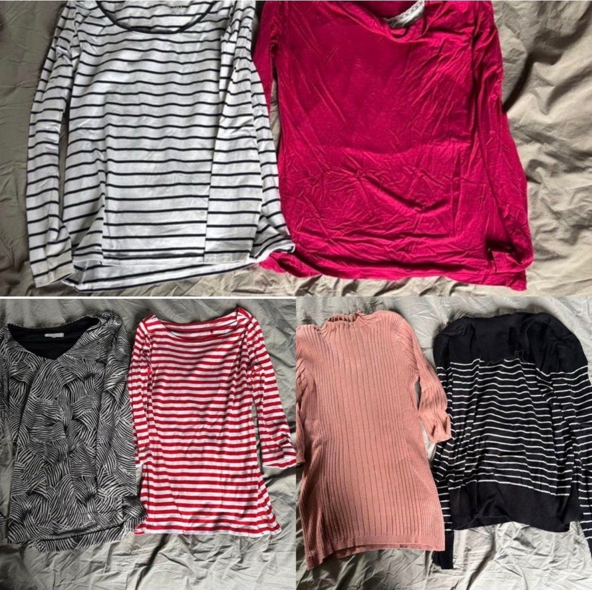 Diverse tops maat S (Esprit, Promiss, H&M), Wit, Ophalen of Verzenden, Lange mouw, Maat 36 (S)