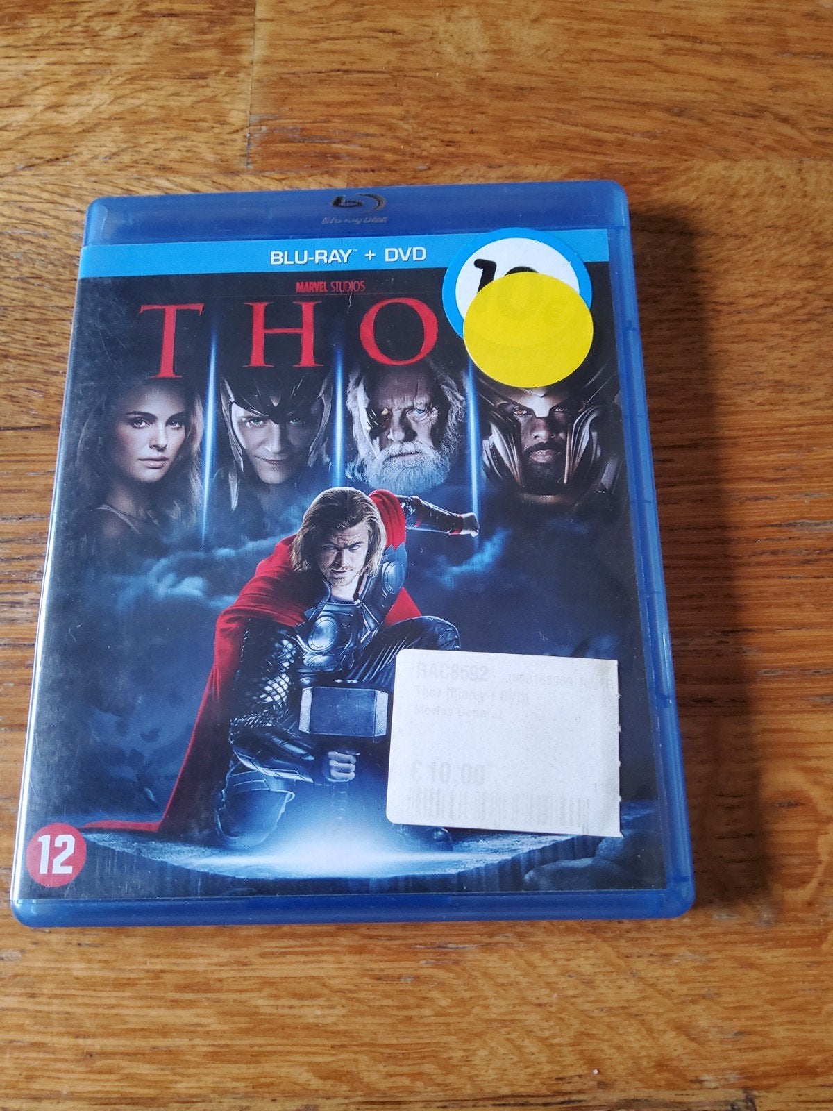 Thor Blu-ray + DVD Marvel Studios, Nederlands, Film, Actie, Ophalen of Verzenden