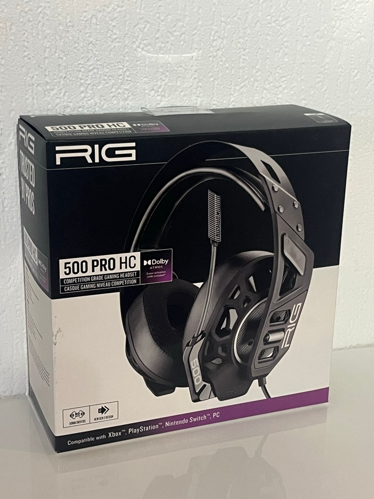 RIG 500 PRO HC Gaming Headset - Nieuw in doos, Computers en Software, Headsets, Nieuw, Ophalen of Verzenden, Over-ear, Gaming headset
