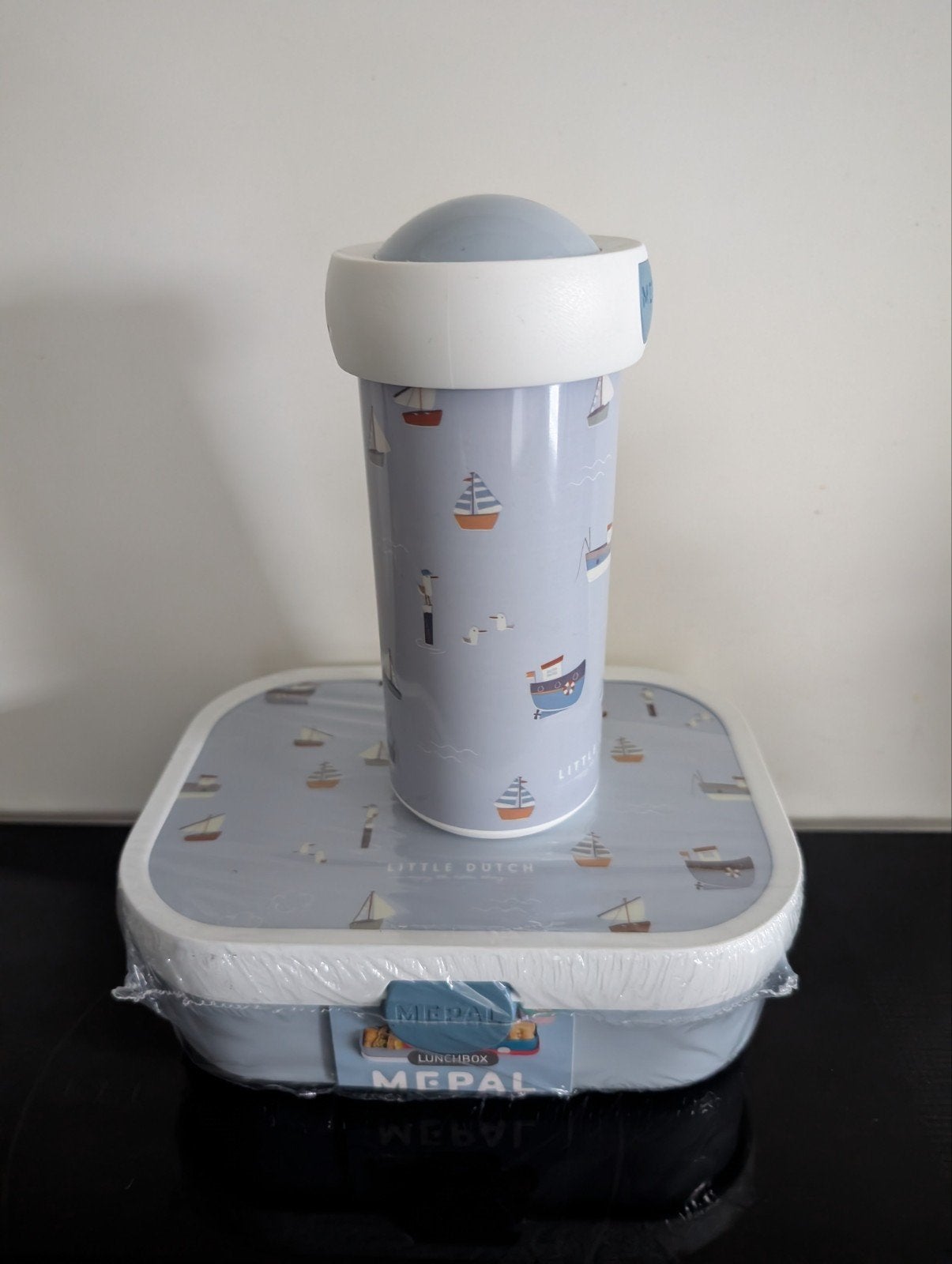 Little Dutch brood box en bekers boot NIEUW, Ophalen of Verzenden, Nieuw, Overige stijlen, Kop(pen) en/of Schotel(s)