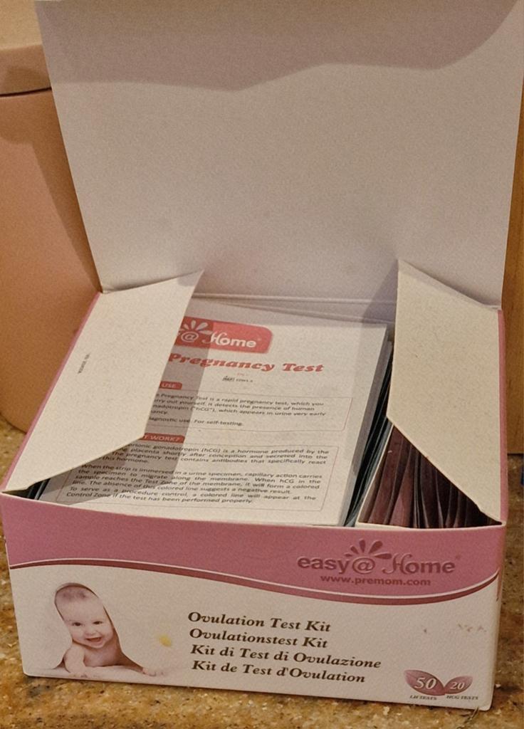 Easy@Home Ovulatie- en Zwangerschapstest Kit, Ophalen