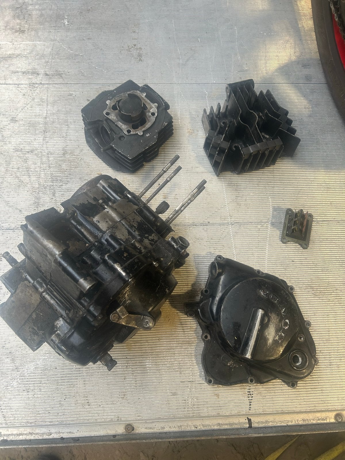Honda MT blok 70cc en cilinderkop, Ophalen of Verzenden, Gebruikt