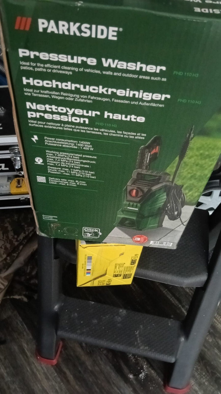 PARKSIDE Hogedrukreiniger PHD 110 H3 - 1400W, Doe-het-zelf en Verbouw, Reinigingsmachines, Ophalen of Verzenden, Nieuw, Overige typen