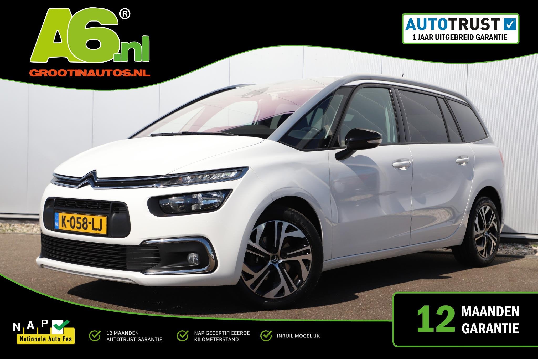 Citroen Grand C4 SpaceTourer 1.5 BlueHDI Business 7p 7 Perso, Voorwielaandrijving, Stof, 4 cilinders, Met garantie (alle)