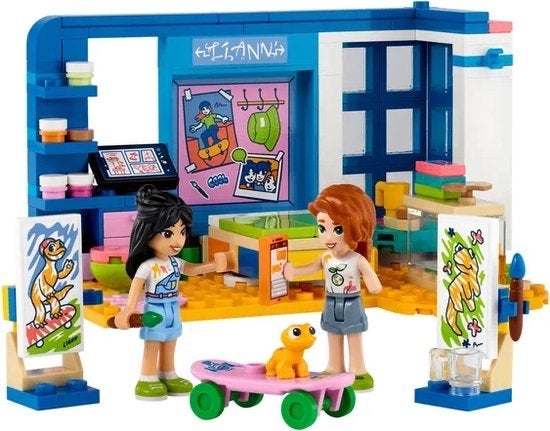 LEGO Friends 41739 Lianns Kamer - Kunststudio, Ophalen of Verzenden, Zo goed als nieuw, Overige merken