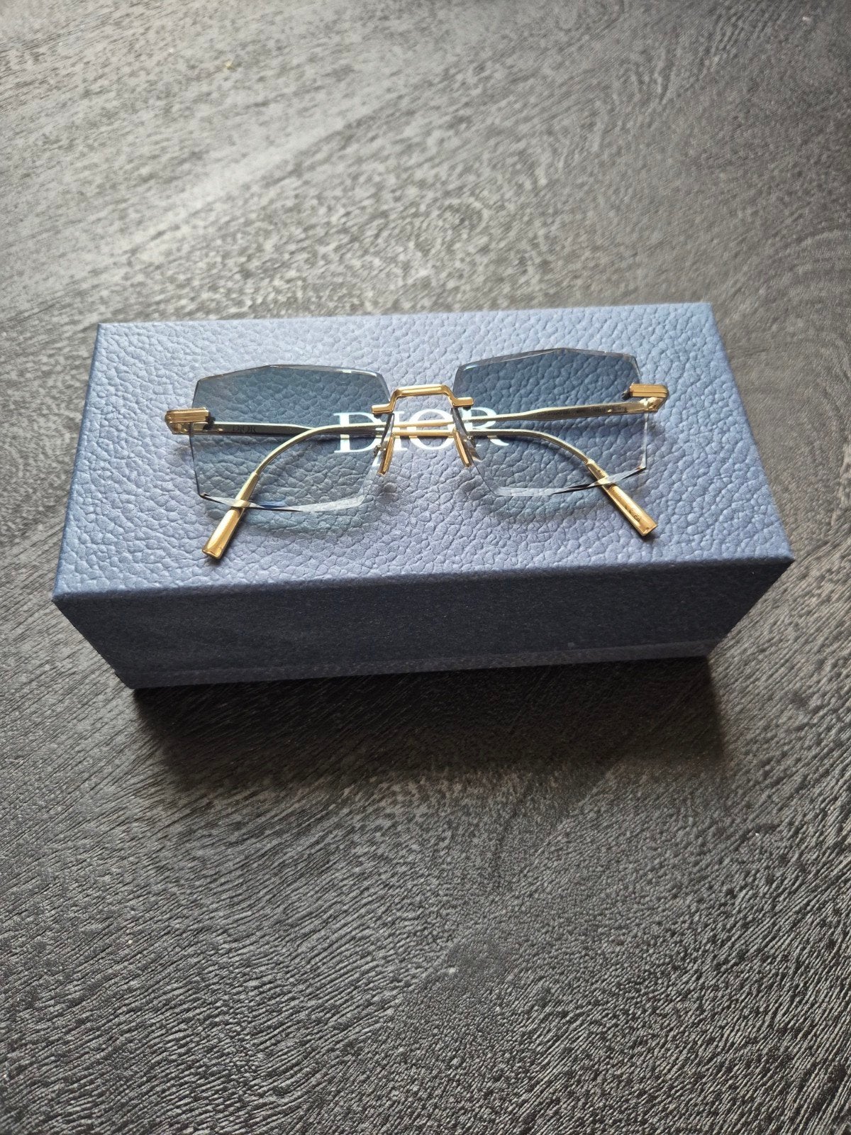 Dior Zonnebril Custom Diamond Cut Glazen, Ophalen of Verzenden