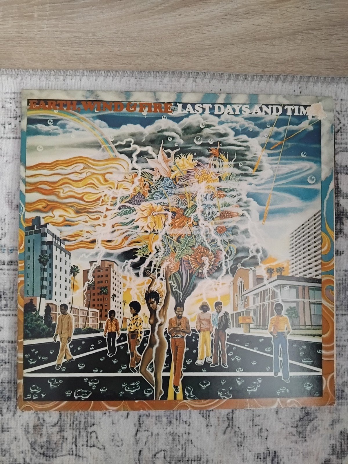 Earth, Wind & Fire - Last Days And Time LP (1972), LP, Gebruikt, Ophalen of Verzenden, Funk