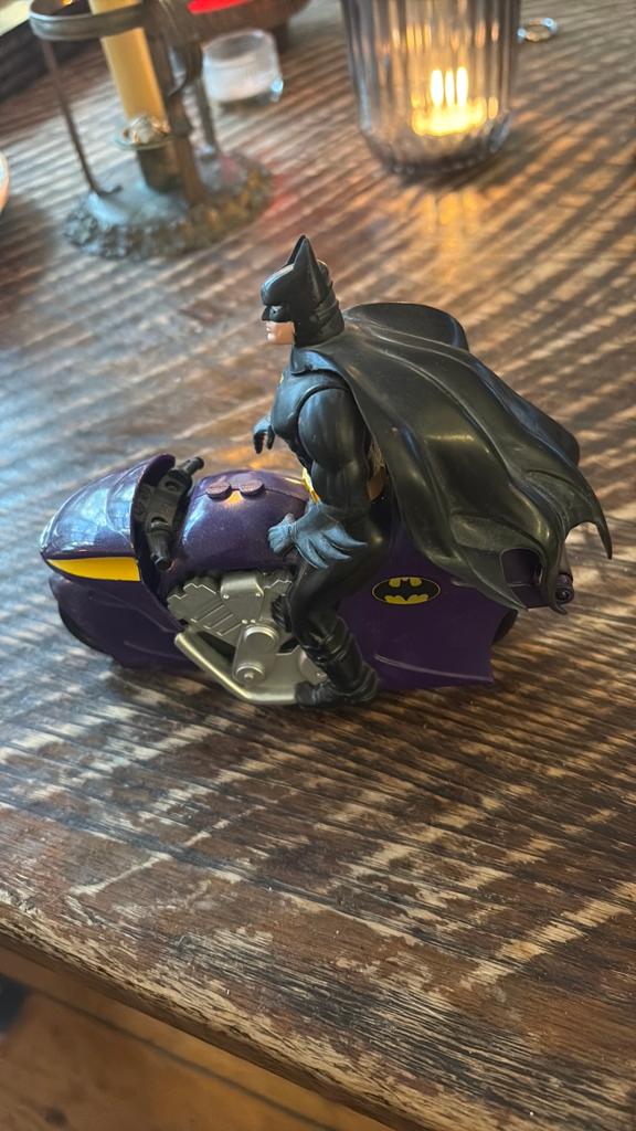Batman op motor, Ophalen of Verzenden, Zo goed als nieuw