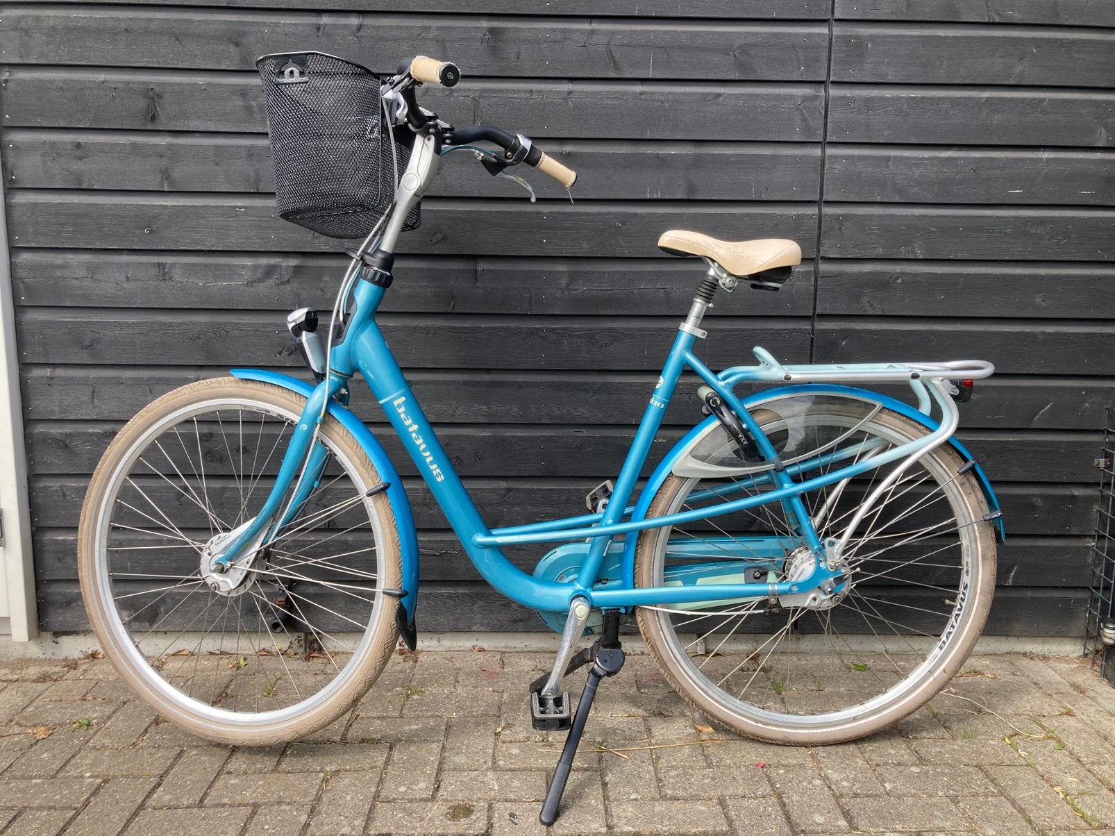 Batavus mambo damesfiets 57 cm, Fietsen en Brommers, Fietsen | Dames | Moederfietsen, Ophalen, Mandje, Gebruikt, Batavus