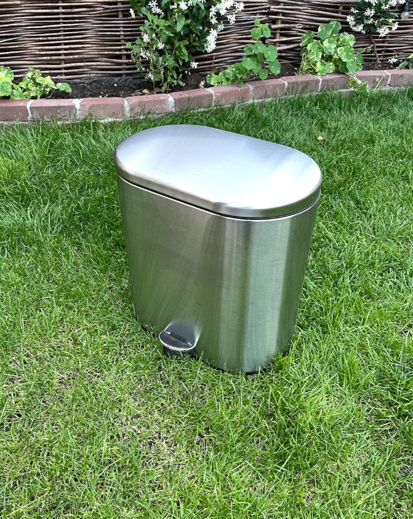 Pedaalemmer prullenbak IKEA Stabben, nieuwstaat 20 liter, Met pedaal, Ophalen of Verzenden, Rvs, 5 – 50