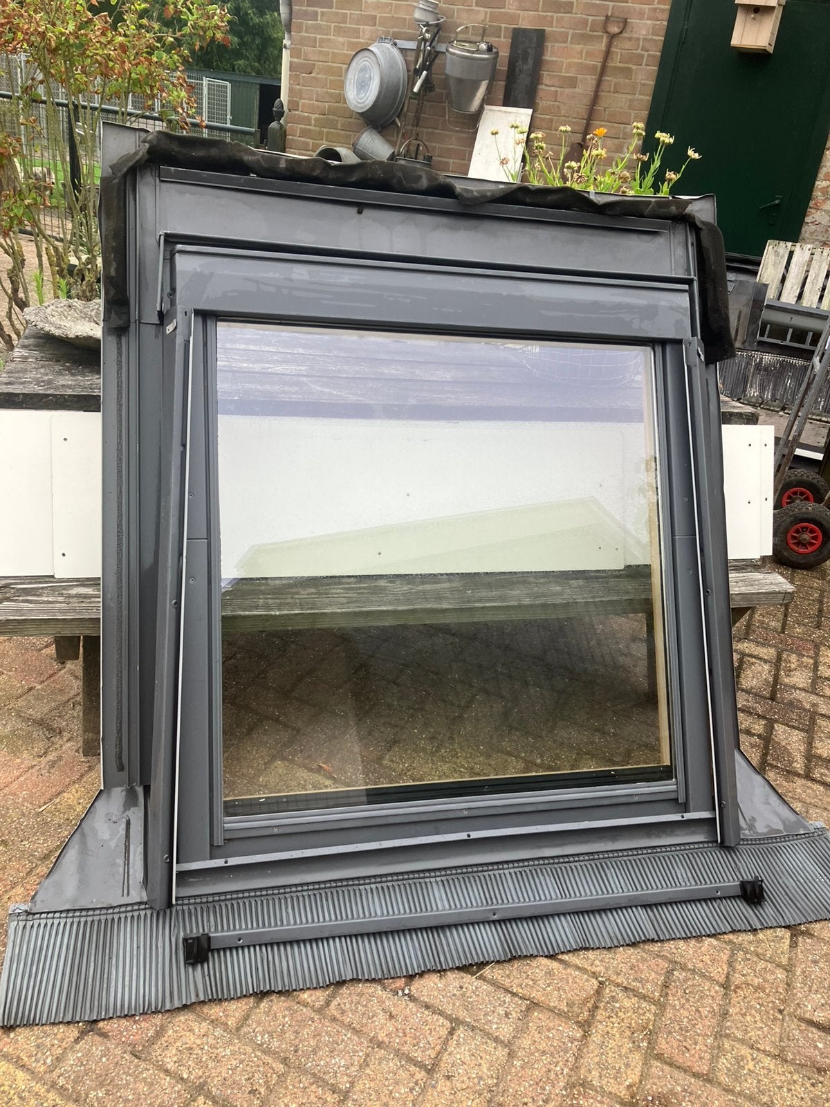 velux dakraam GGL S06, 3059 ,114cm breed ,118cm hoog ., Doe-het-zelf en Verbouw, Glas en Ramen, Ophalen, Gebruikt, 80 tot 120 cm