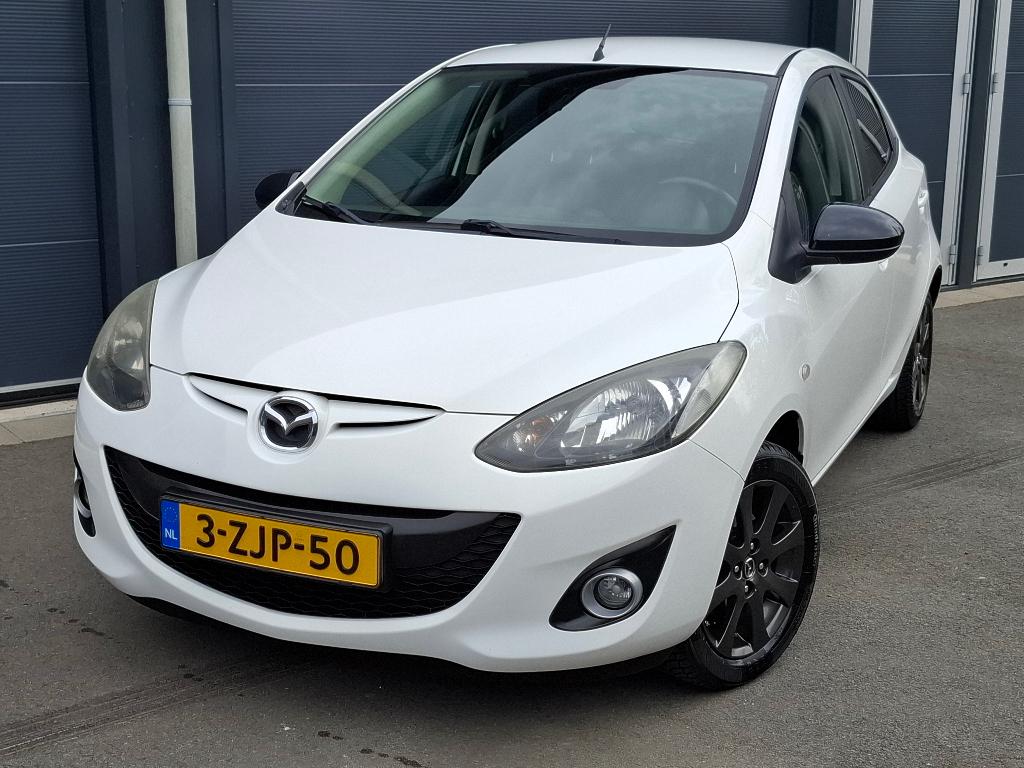 Mazda 2 1.3 Color Edition 55KW 5DRS 2014 Wit, Voorwielaandrijving, Stof, 74 pk, 4 cilinders