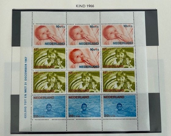 1966 Postfris Bloc Kinderzegels NVPH 875, Postzegels en Munten, Ophalen of Verzenden, Na 1940, Postfris