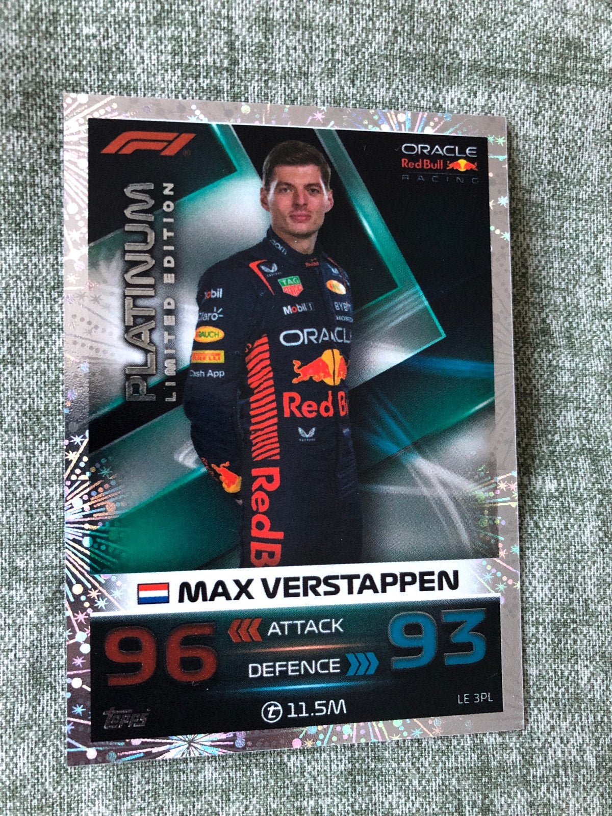 Topps F1 plaatjes Max Verstappen, Ophalen of Verzenden, Zo goed als nieuw, Overige sporten, Spelerskaart