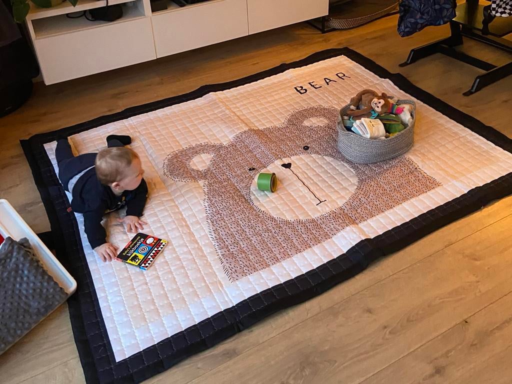 Groot 200x150 Speelkleed Grondkleed Beer - Dik Speeltapijt, Ophalen, Zo goed als nieuw