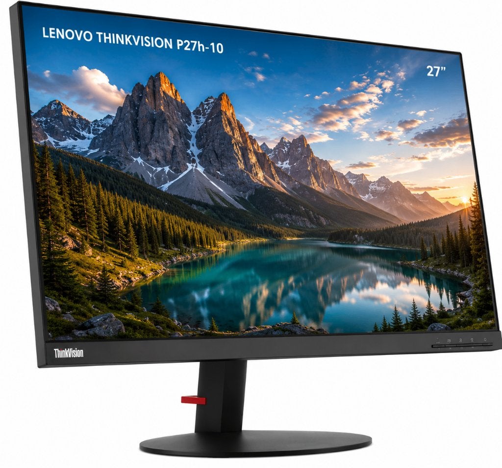 Lenovo ThinkVision P27h-10 – 27 inch – QHD – IPS – USB-C, Computers en Software, Draaibaar, IPS, Nieuw, Ophalen of Verzenden