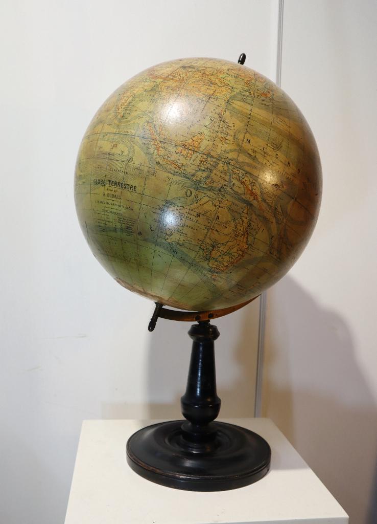 Grote antieke Globe E. Dubail, Antiek en Kunst, Ophalen