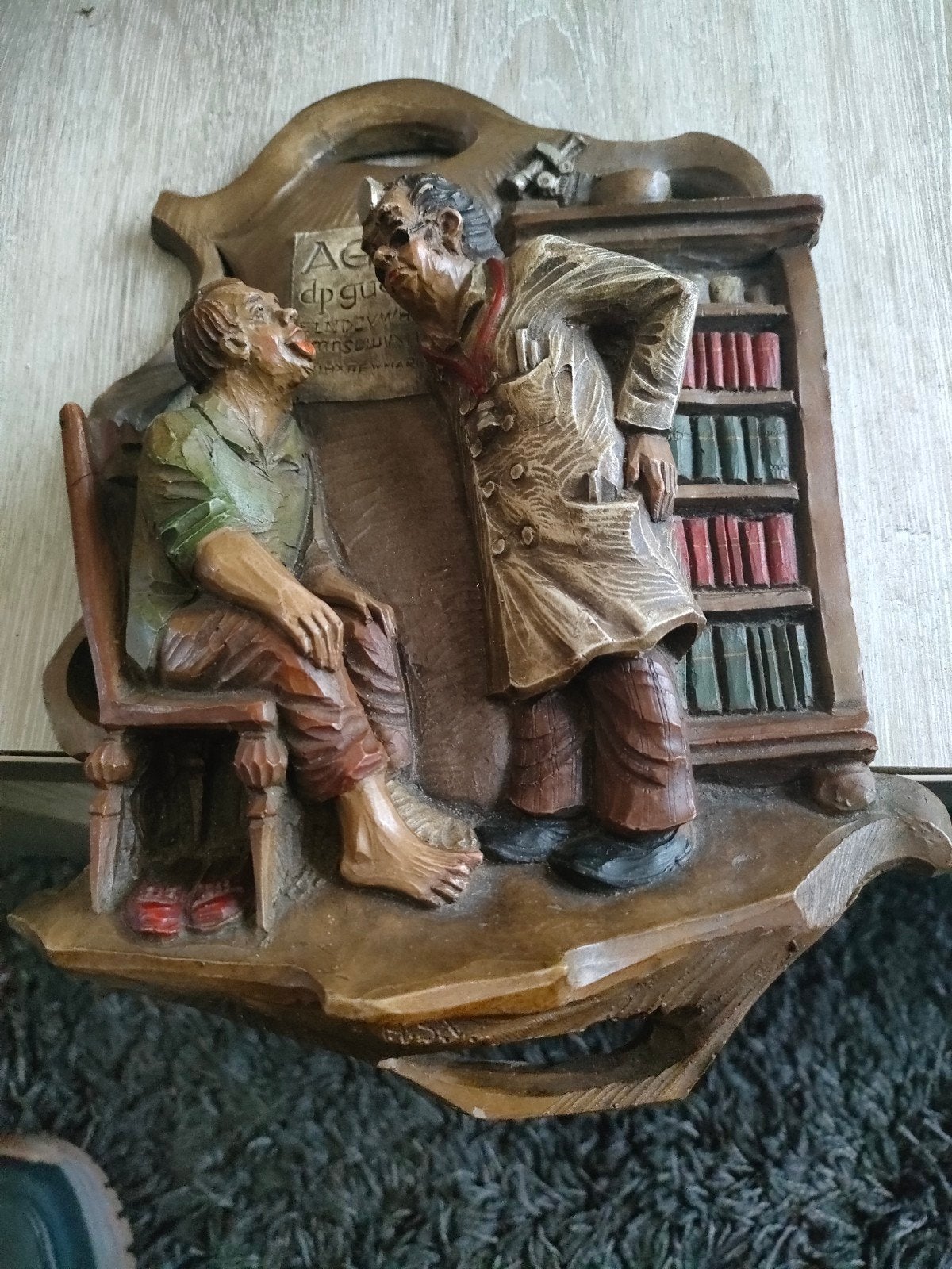 Zeer uw Oud wandbord. Tandarts jaren40, Ophalen, Gebruikt, Mens