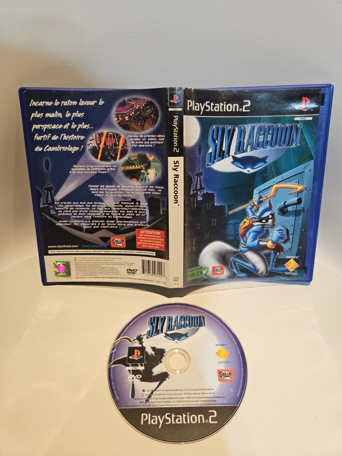 Sly Raccoon PS2, 1 speler, Ophalen of Verzenden, Zo goed als nieuw, Vanaf 3 jaar