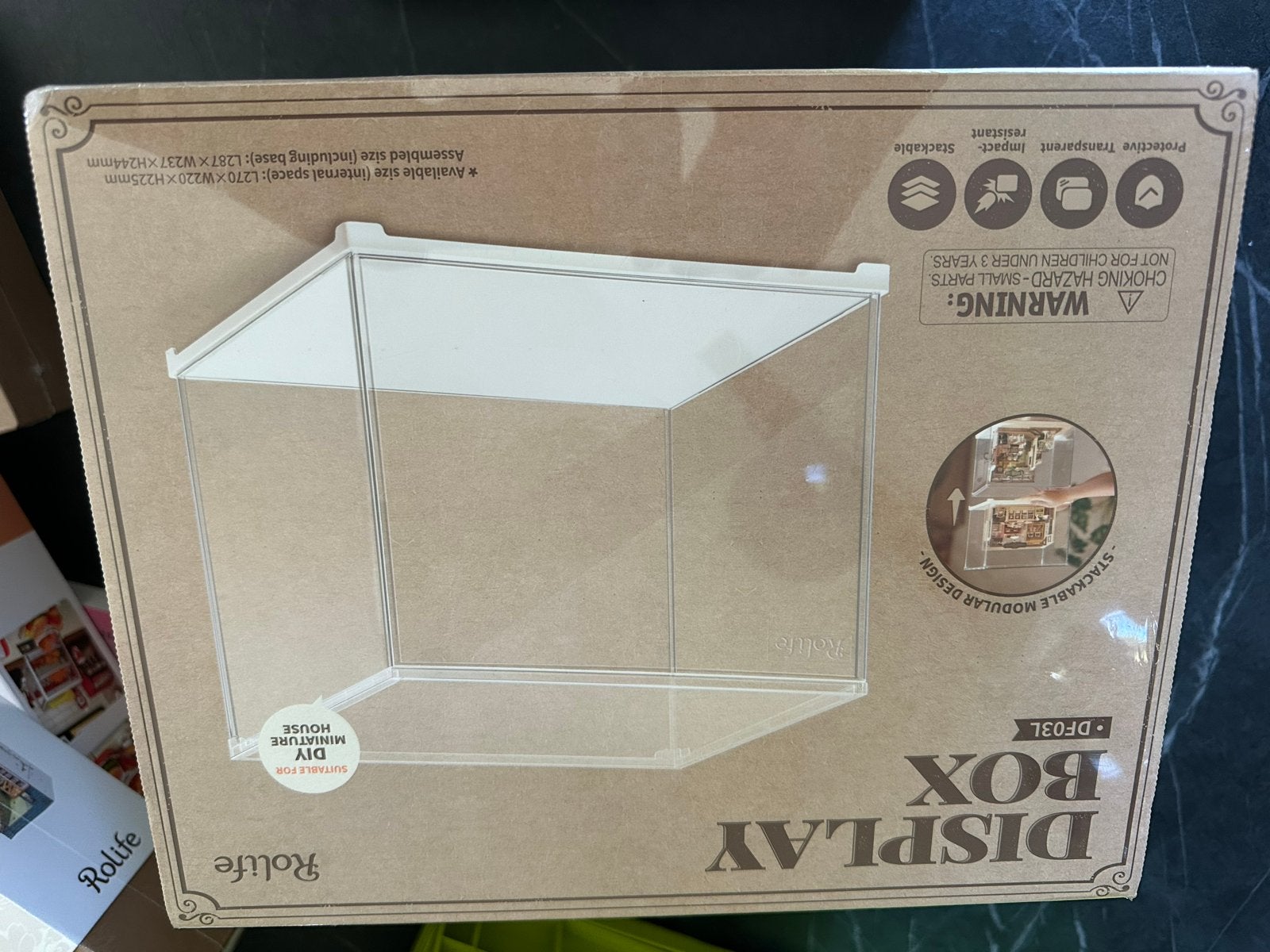 Rolife DIY Miniatuur Huis Display Box - DF03L, Overige thema's, Overige typen, Nieuw, Ophalen of Verzenden